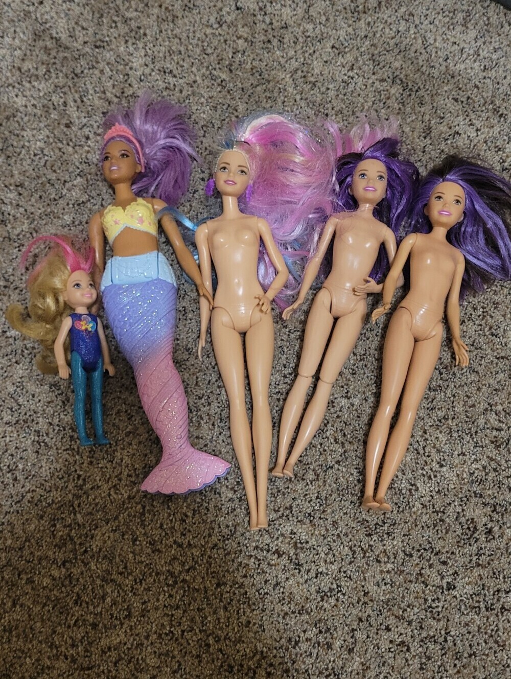 Barbie Dolls Set Of 5
